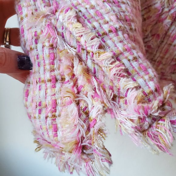 Pink plaid Clueless Y2K Preppy style Body Central Blazer - Picture 6 of 8